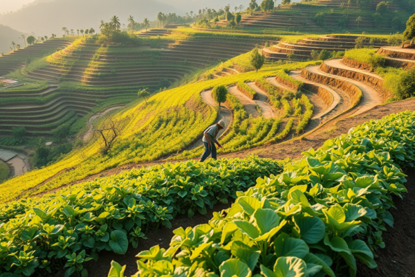 A agroecologia surge como uma alternativa sustentável, promovendo técnicas que utilizam a água de forma eficiente