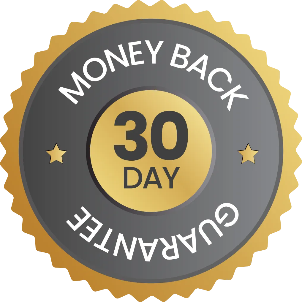 30-Day Money Back Guarantee Badge